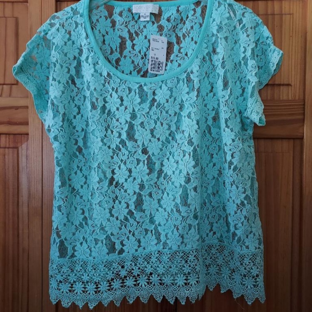 Forever 21 Lace knit top - Picture 1 of 1
